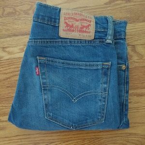 Levi's Medium Wash 511 Light Distress Slim Jeans